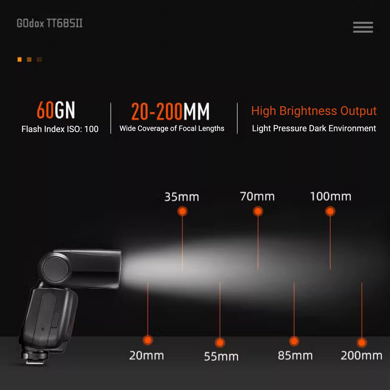 Foto 8 pulgar | Flash Godox Tt685ii Tt685ii-c Para Cámaras Canon Eos - Venta Internacional.