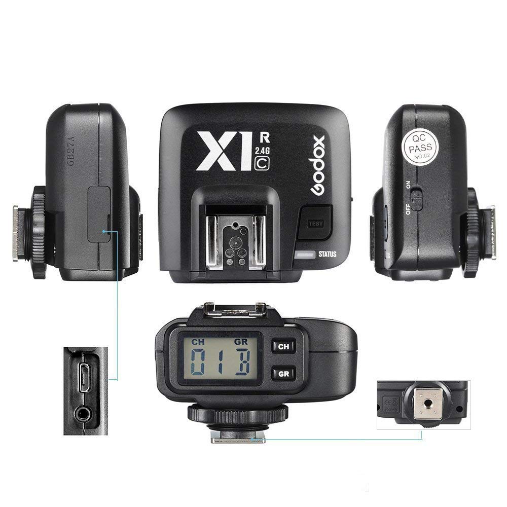 Foto 4 | Receptor De Flash Remoto Inalámbrico Godox X1r-c E-ttl Para Canon - Venta Internacional.