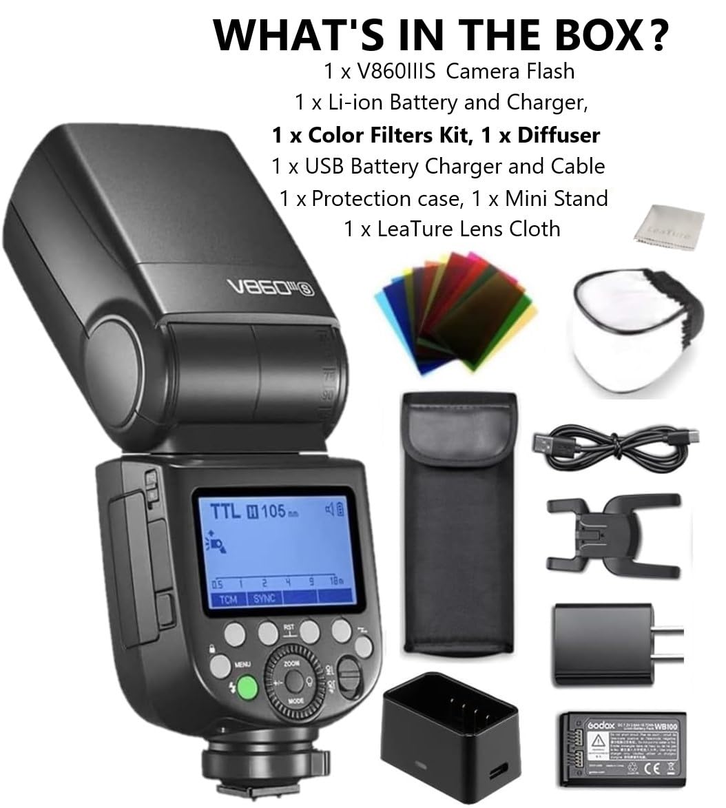 Foto 2 | Cámara Flash Speedlight Godox V860iii-s Para Sony Con 76 W - Venta Internacional.