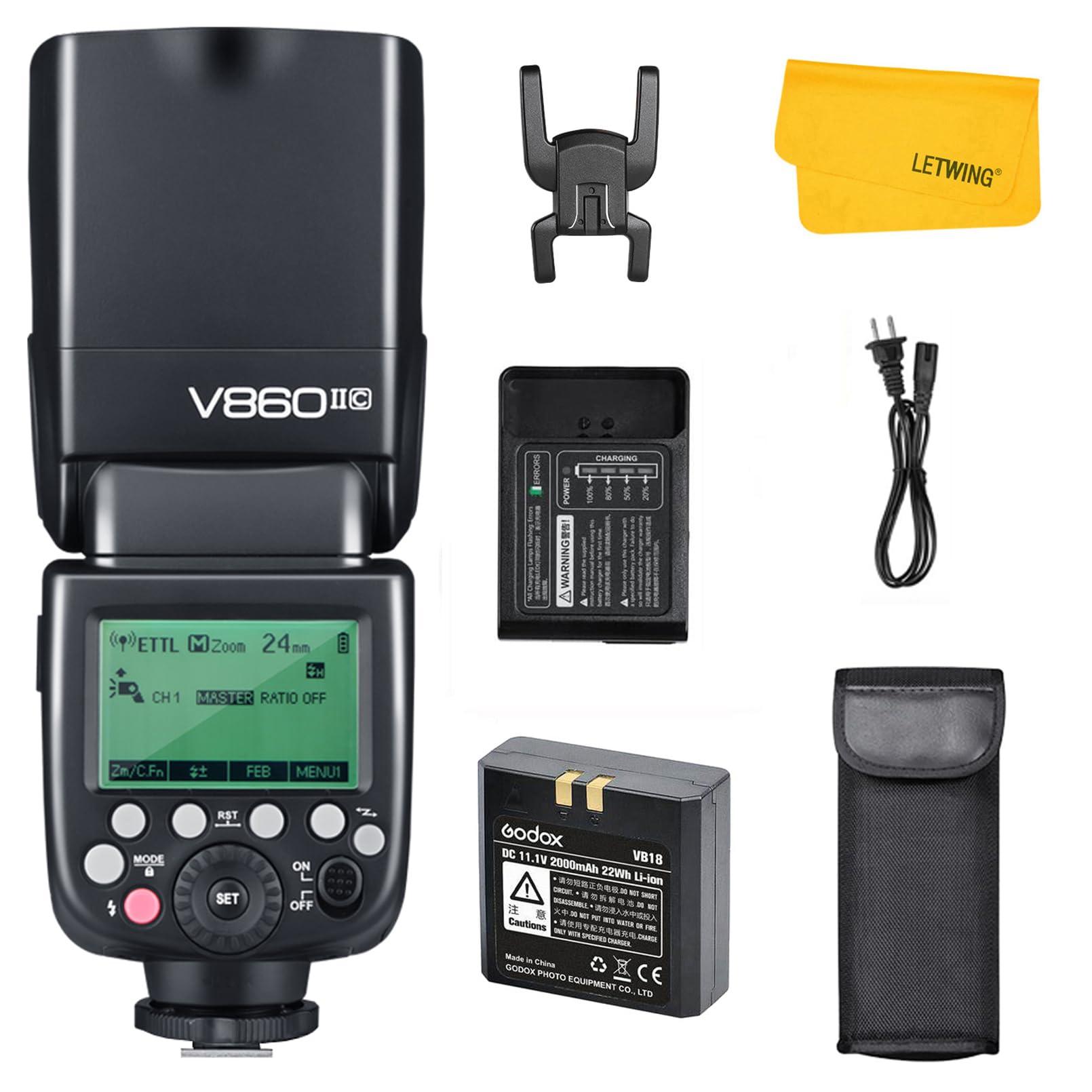 Foto 2 pulgar | Cámara Flash Speedlite Godox V860ii-c Para Canon Eos - Venta Internacional.