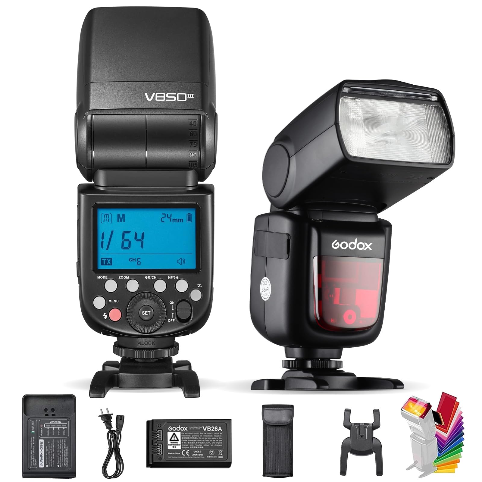 Foto 2 pulgar | Flash Godox V850iii 2.4g Gn60 Hss 1/8000 S Con Batería De 2600 Mah - Venta Internacional.