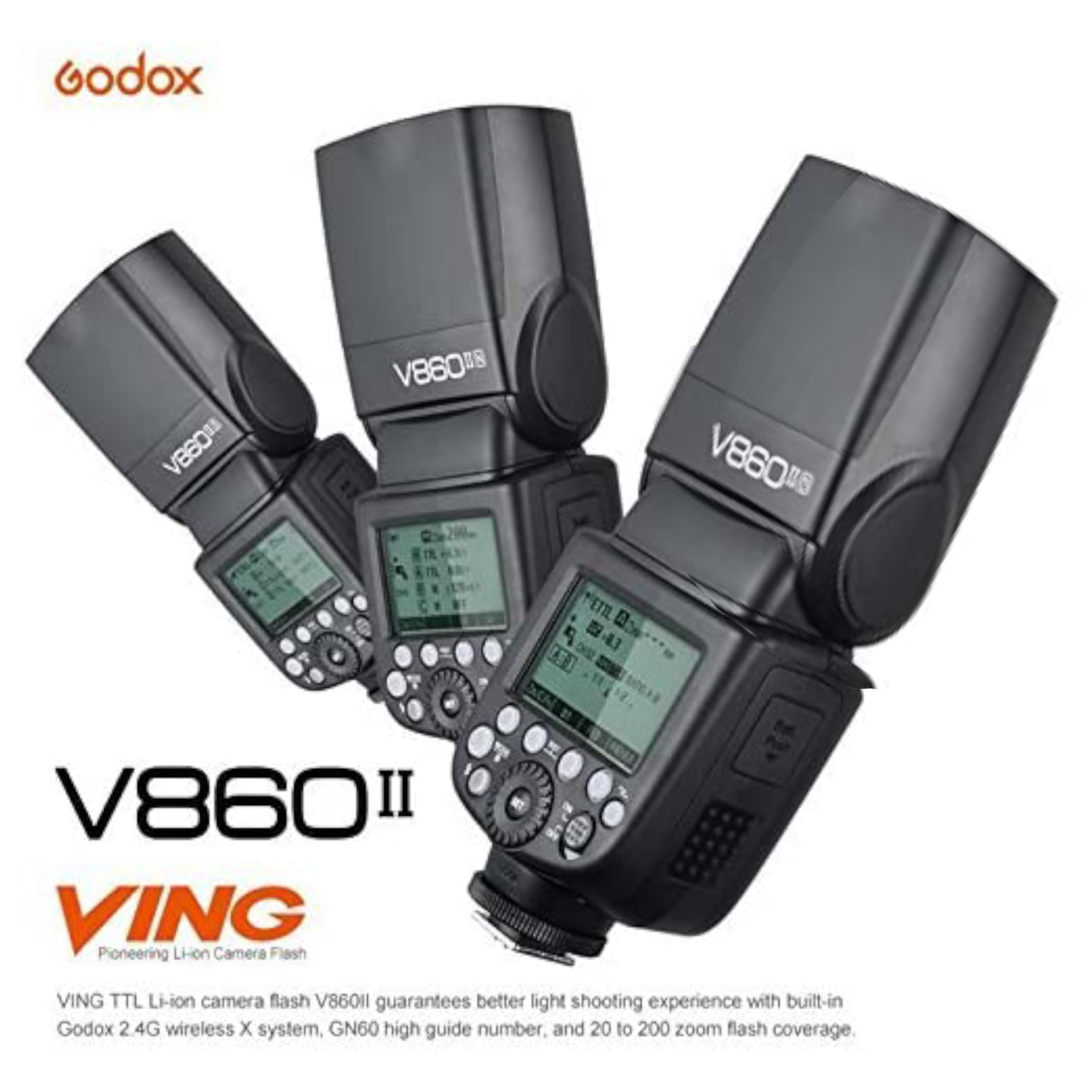 Foto 5 pulgar | Cámara Flash Speedlite Godox Ving V860ii-s Para Sony A7 - Venta Internacional.