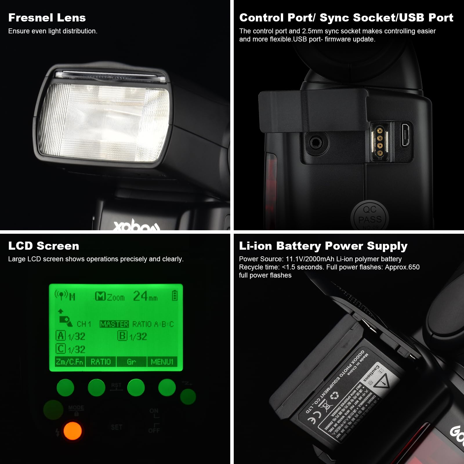 Foto 3 pulgar | Cámara Flash Speedlite Godox V860ii-s Para Sony Con Led Usb - Venta Internacional.
