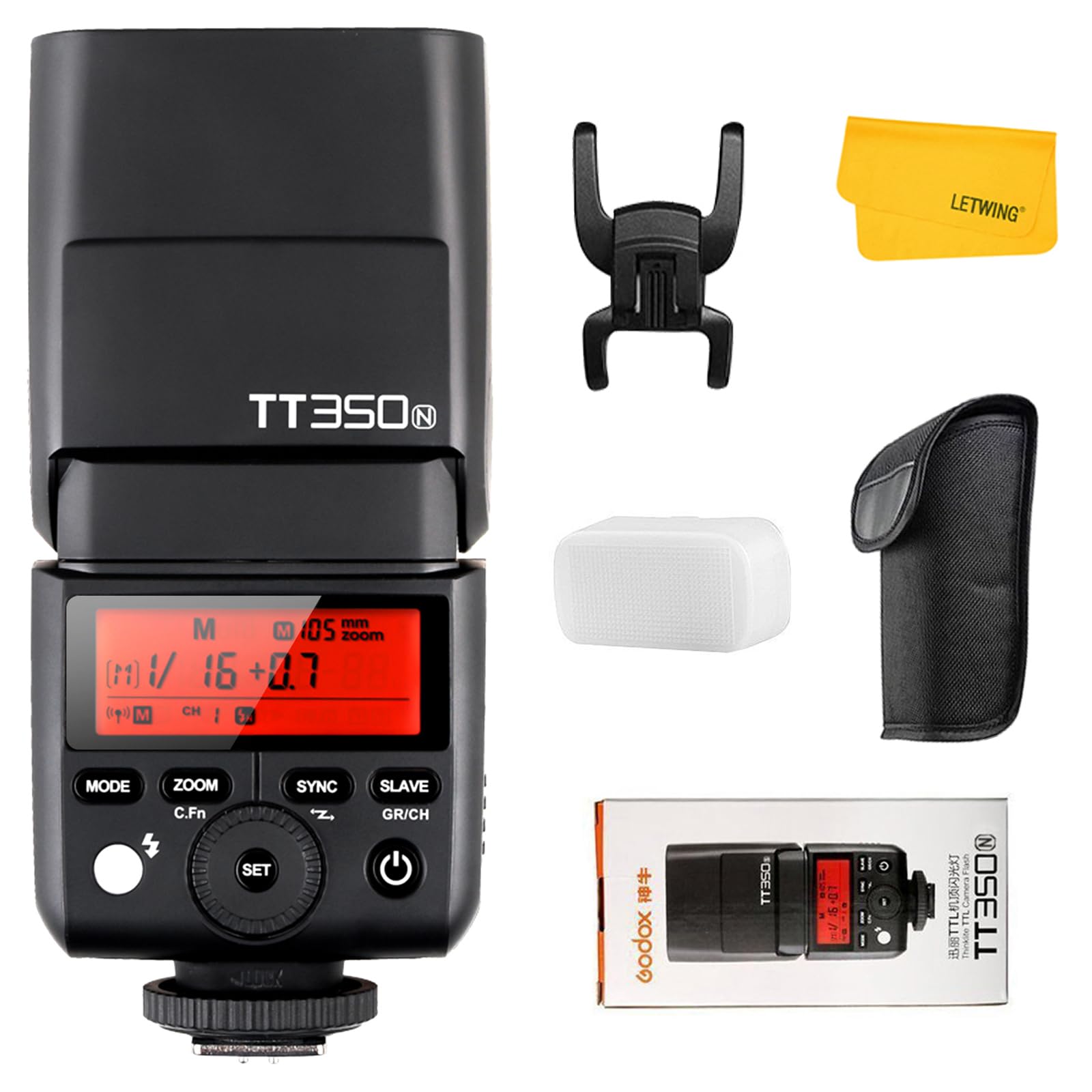 Foto 2 pulgar | Cámara Flash Godox Tt350n 2.4g Inalámbrica Ttl Para Cámara Nikon - Venta Internacional.