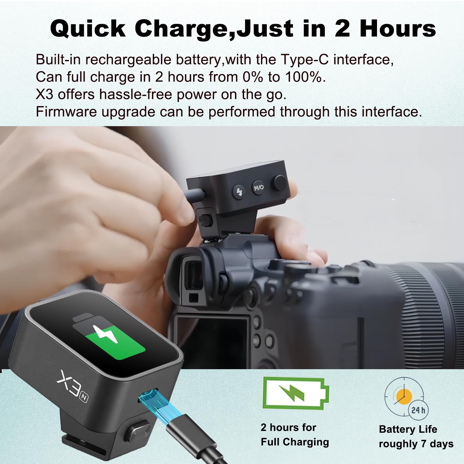 Foto 4 pulgar | Disparador De Flash Inalámbrico Godox X3-s X3s Ttl Para Cámara Sony - Venta Internacional.