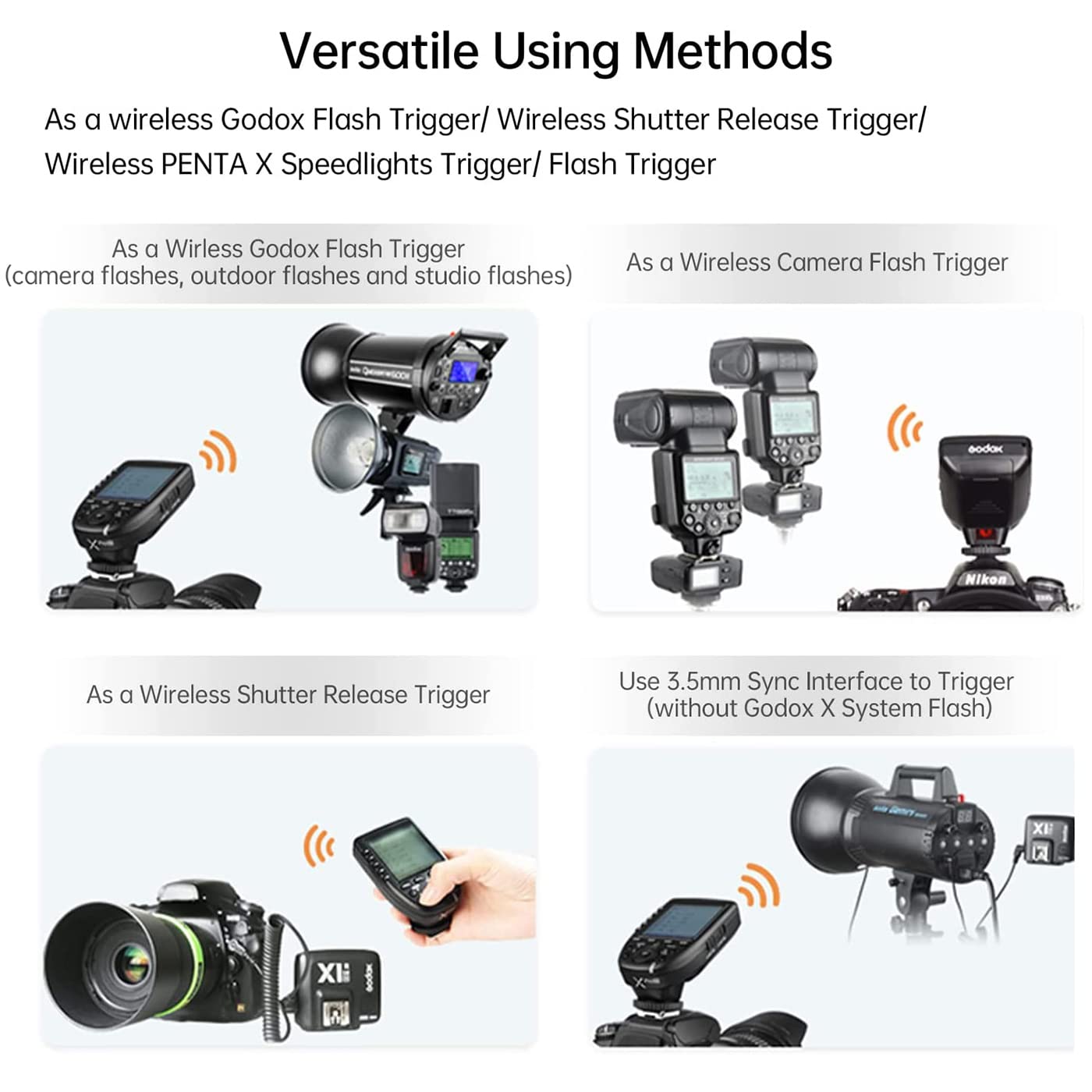 Foto 2 | Disparador De Flash Godox Xpro-s Para Sony Ttl 2.4g Wireless - Venta Internacional.