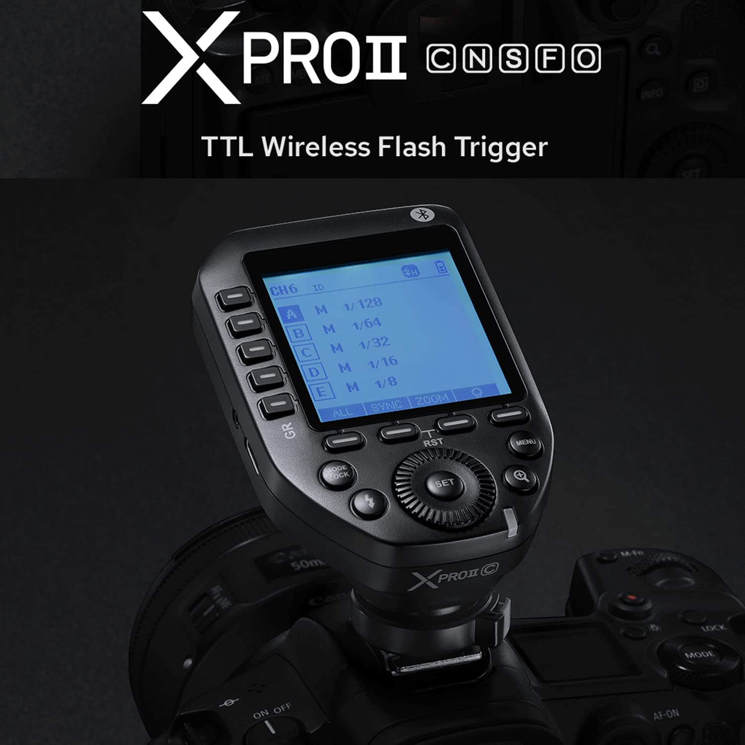 Foto 2 | Disparador De Flash Inalámbrico Godox Xproii-c Para Canon Eos - Venta Internacional.