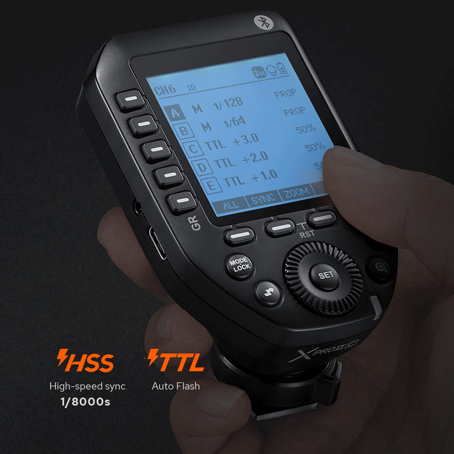 Foto 3 | Disparador De Flash Inalámbrico Godox Xproii-c Para Canon Eos - Venta Internacional.