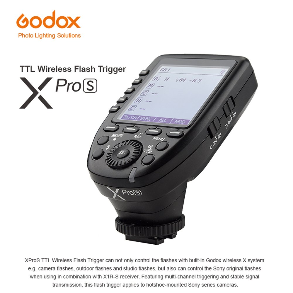 Foto 4 pulgar | Disparador De Flash Inalámbrico Godox Xpro-s Ttl Para Cámara Sony - Venta Internacional.