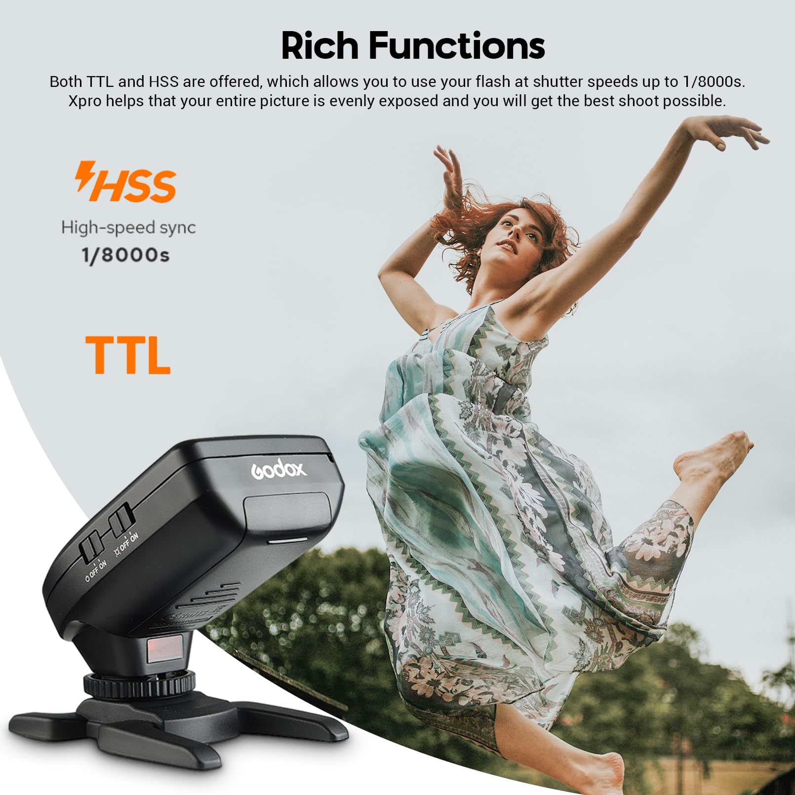 Foto 4 | Disparador De Flash Inalámbrico Godox Xpro-s Ttl Para Cámara Sony - Venta Internacional.