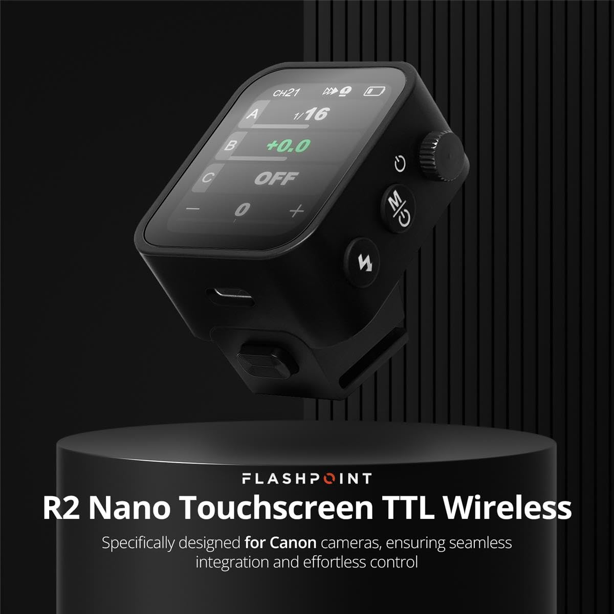 Foto 2 | Disparador De Flash Flashpoint R2 Nano X3 C Para Cámara Canon - Venta Internacional.