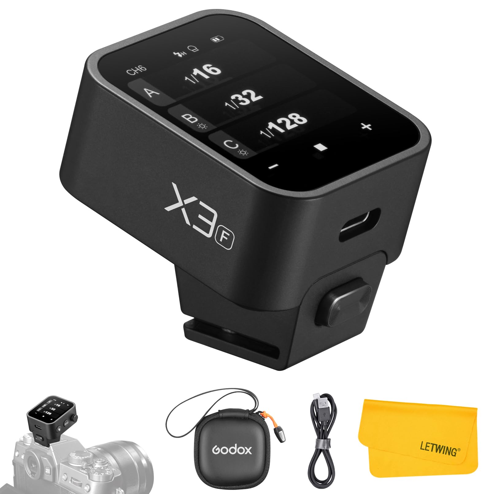 Foto 1 | Disparador De Flash Inalámbrico Godox X3f X3-f Ttl Para Cámara Fujifilm - Venta Internacional.