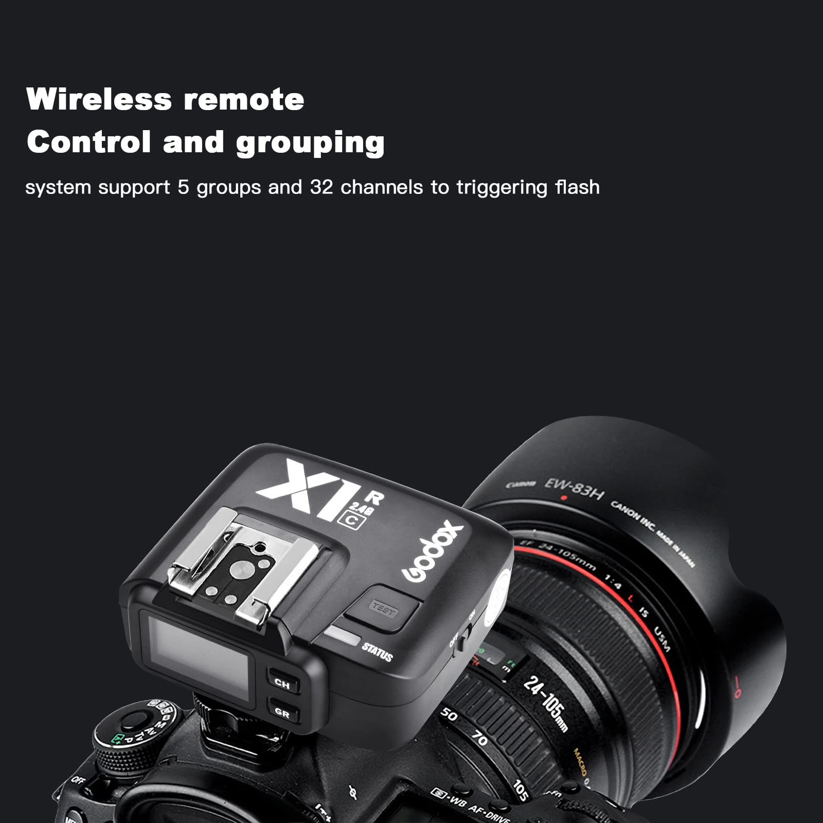 Foto 6 | Receptor De Flash Remoto Inalámbrico Godox X1r-c E-ttl - Venta Internacional.