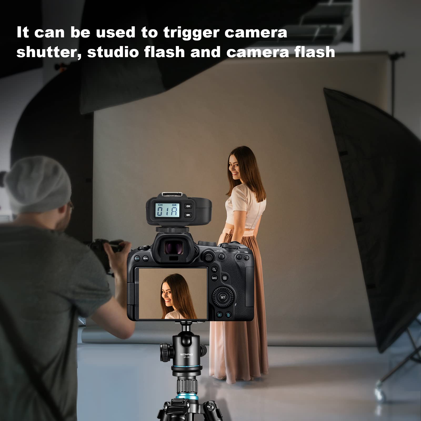 Foto 8 pulgar | Receptor De Flash Remoto Inalámbrico Godox X1r-c E-ttl - Venta Internacional.