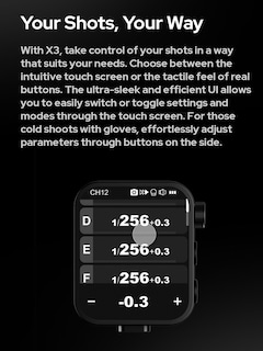 Foto 3 | Disparador De Flash Inalámbrico Godox X3s X3-s Ttl Para Cámara Sony - Venta Internacional.