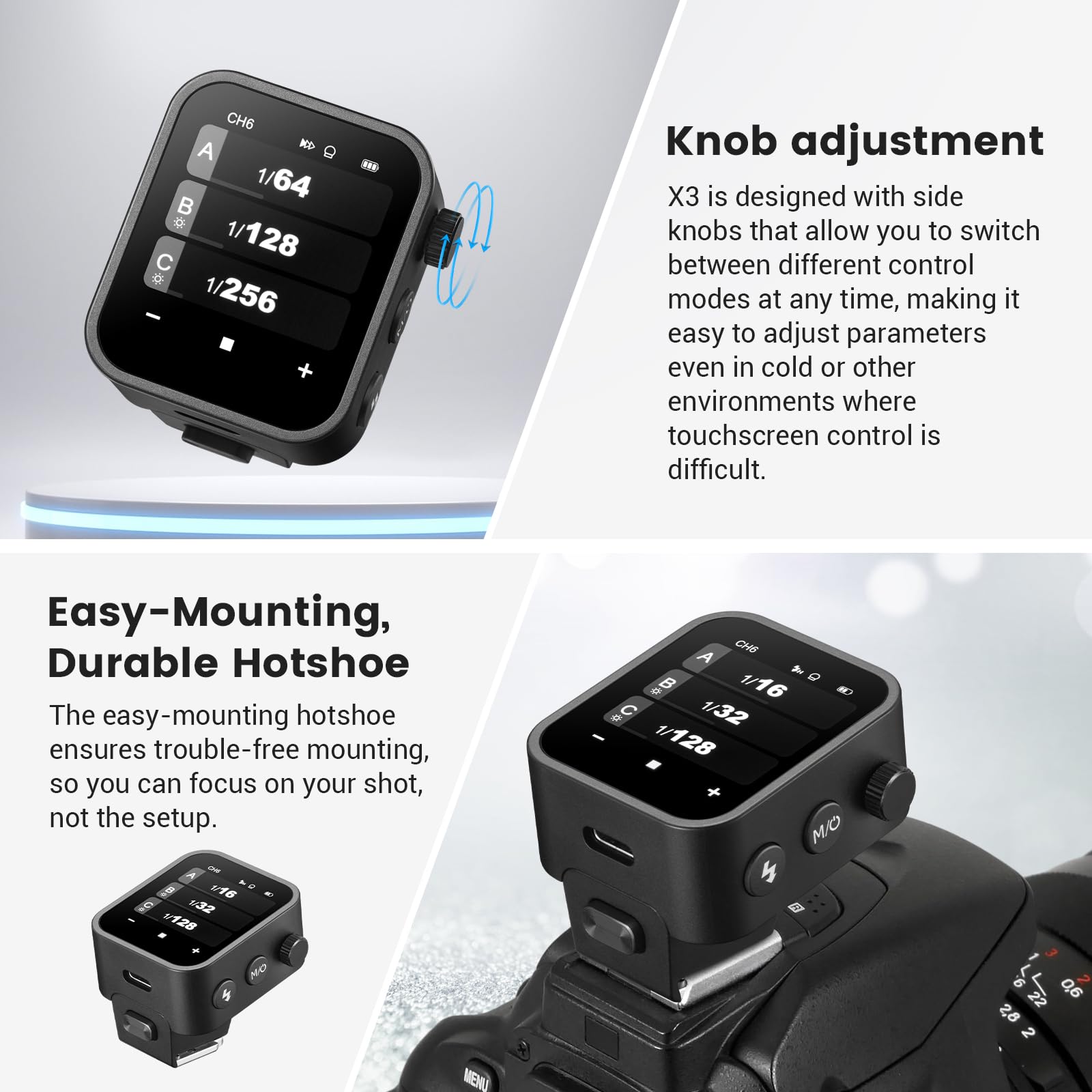 Foto 5 pulgar | Pantalla Táctil Ttl De Flash Trigger Godox X3-s Para Cámara Sony - Venta Internacional.