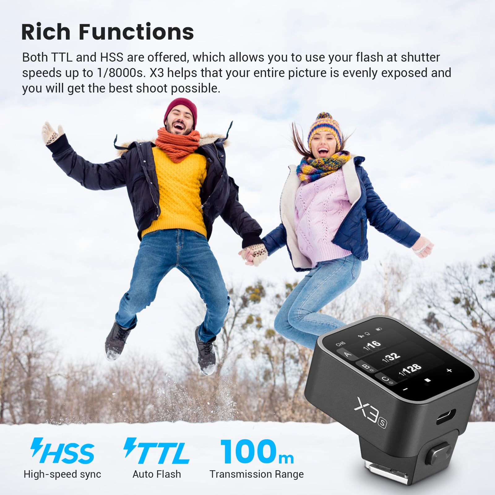 Foto 7 | Pantalla Táctil Ttl De Flash Trigger Godox X3-s Para Cámara Sony - Venta Internacional.