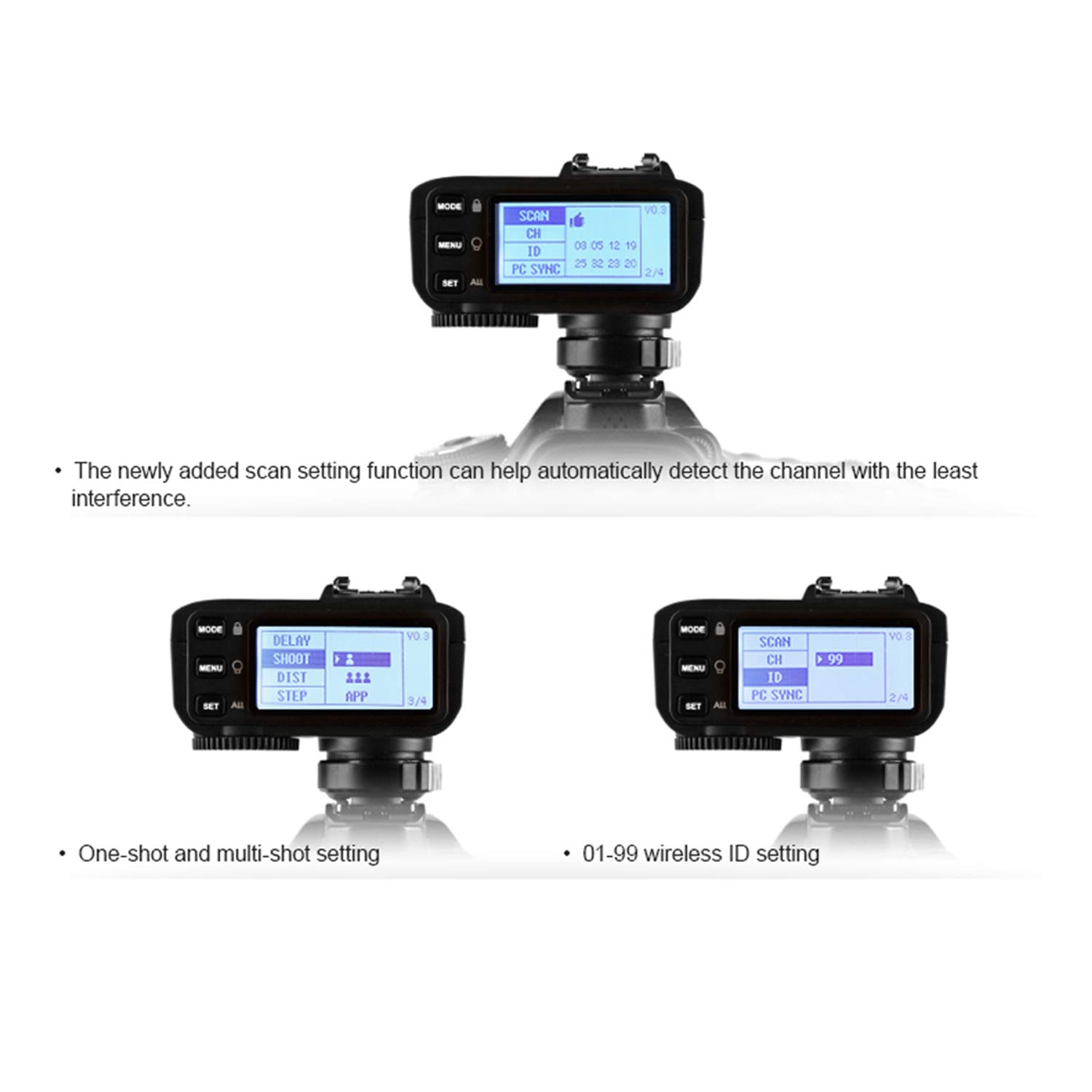 Foto 6 | Disparador De Flash Inalámbrico Godox X2t-o Ttl Para Olympus Panasonic - Venta Internacional.