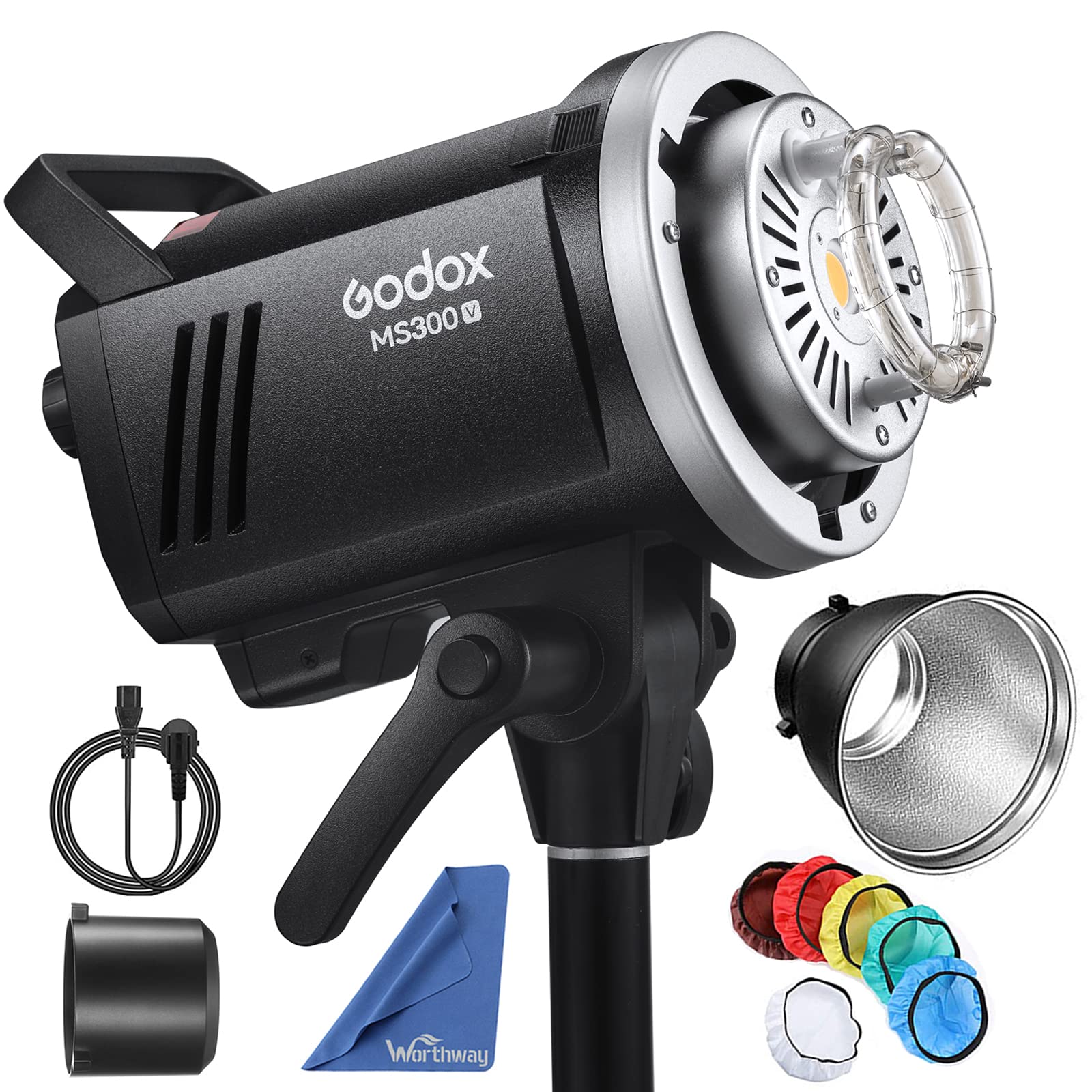 Foto 2 pulgar | Flash Estroboscópico De Estudio Godox Ms300v Ms300-v 300w Gn58 - Venta Internacional.