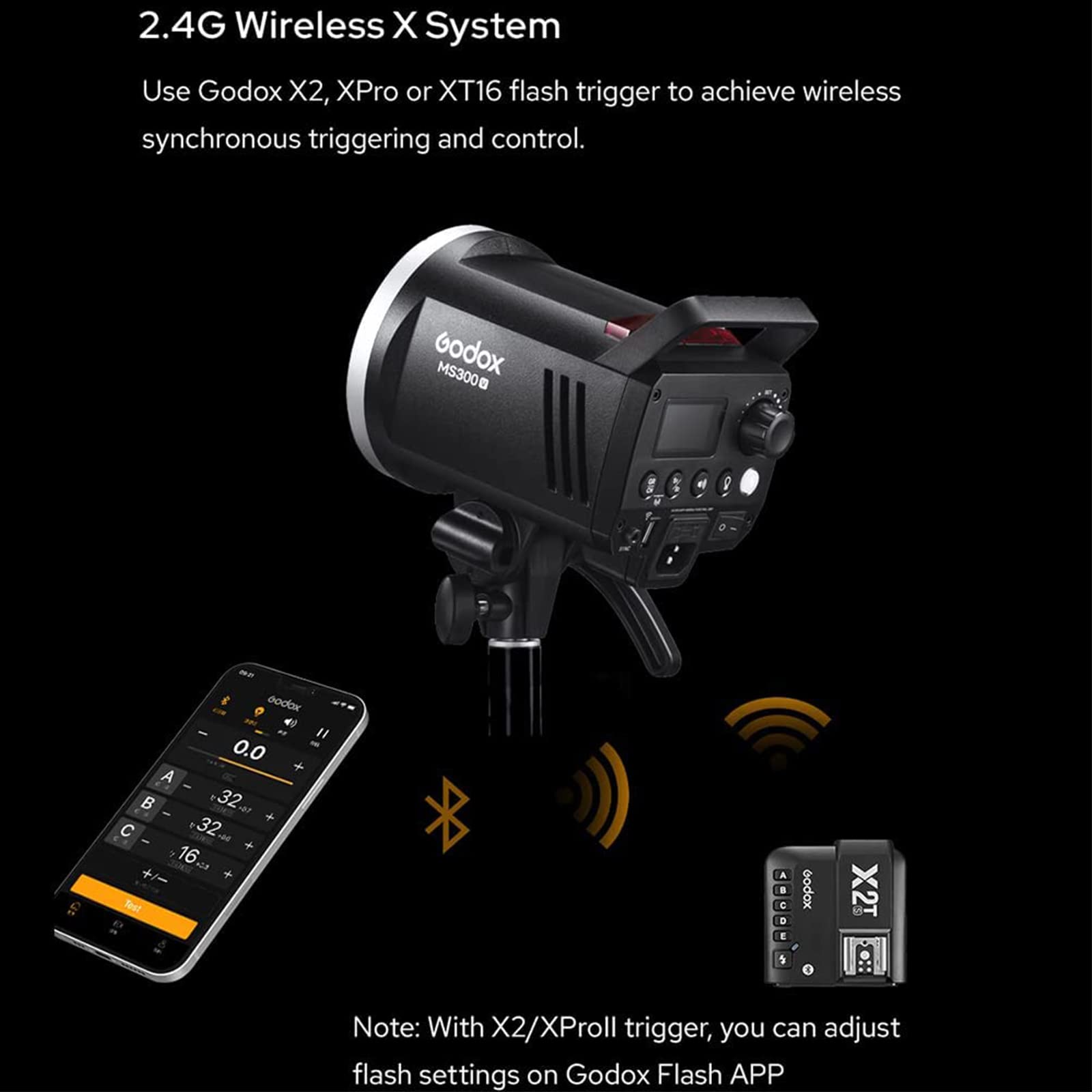 Foto 7 pulgar | Flash Estroboscópico De Estudio Godox Ms300v Ms300-v 300w Gn58 - Venta Internacional.