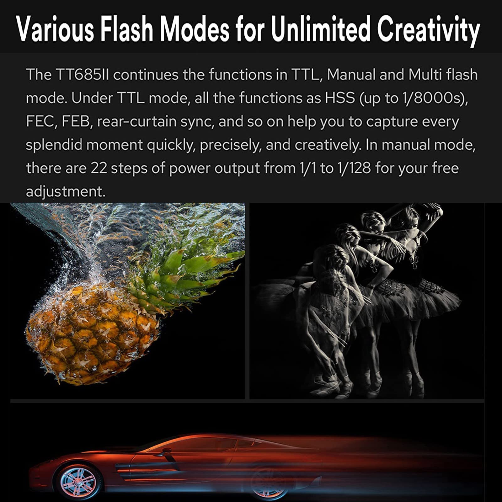 Foto 5 | Cámara Flash Godox Tt685ii-c Tt685iic Speedlite Para Canon - Venta Internacional.