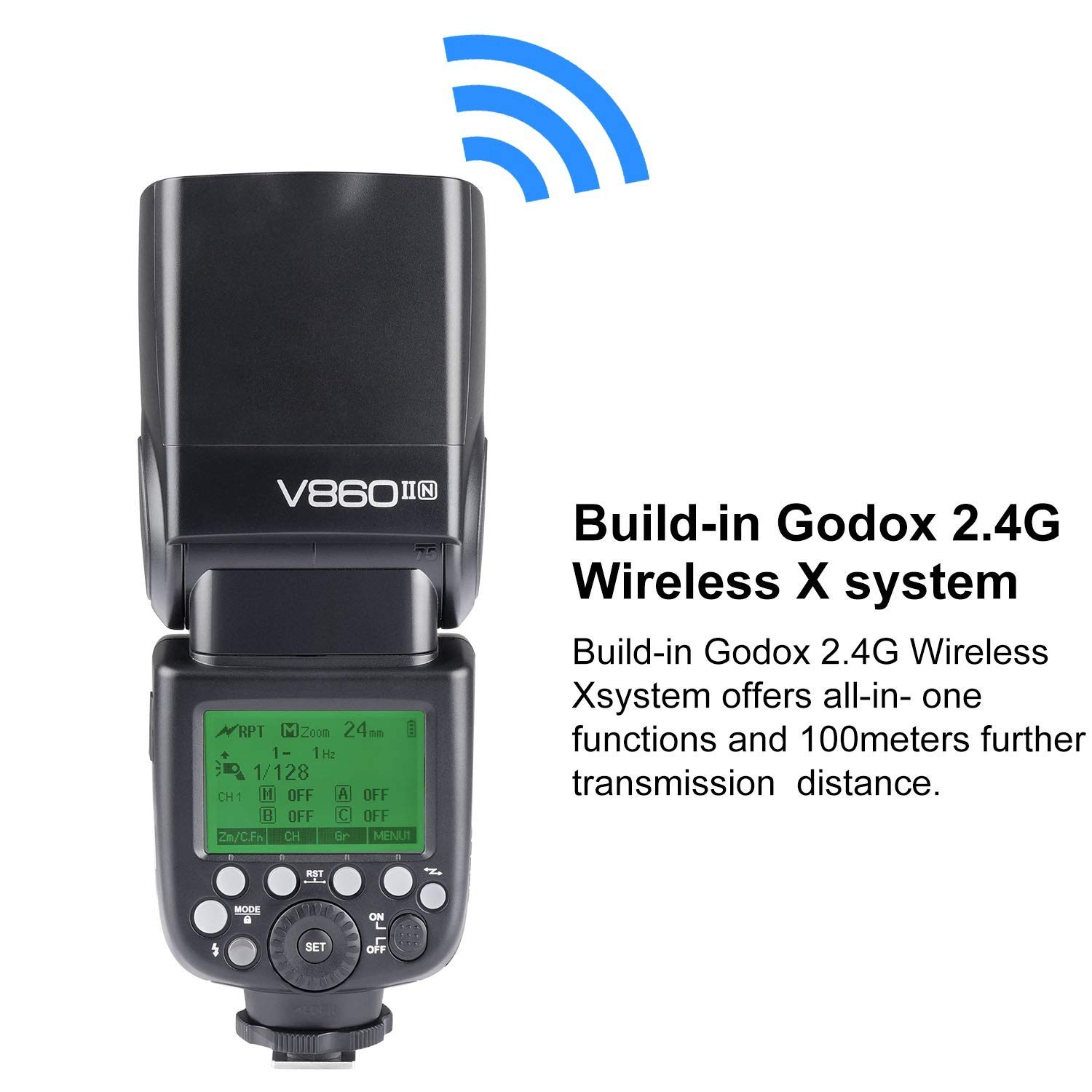 Foto 3 | Kit I-ttl De Cámara Flash Speedlite Godox V860ii-n Para Nikon - Venta Internacional.