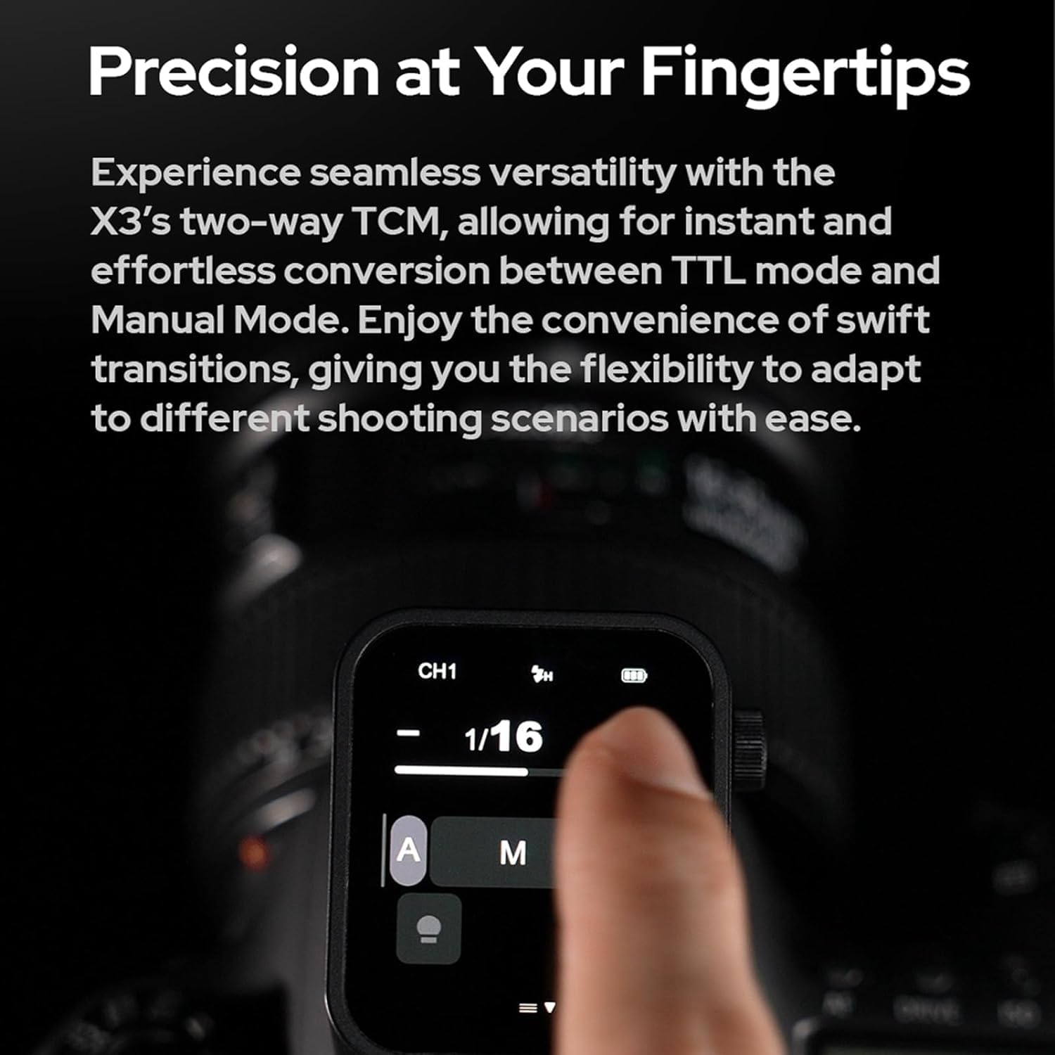 Foto 5 pulgar | Disparador De Flash Godox X3 X3c X3-c Para Canon Con Pantalla Táctil Oled - Venta Internacional.
