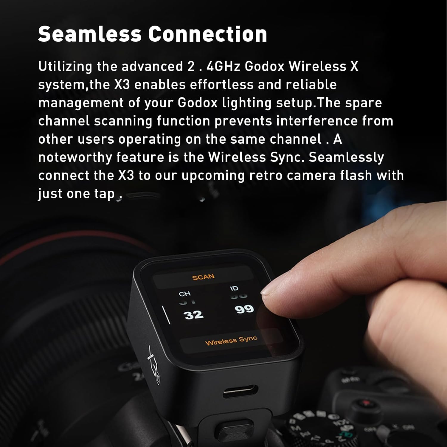 Foto 6 pulgar | Disparador De Flash Godox X3 X3c X3-c Para Canon Con Pantalla Táctil Oled - Venta Internacional.