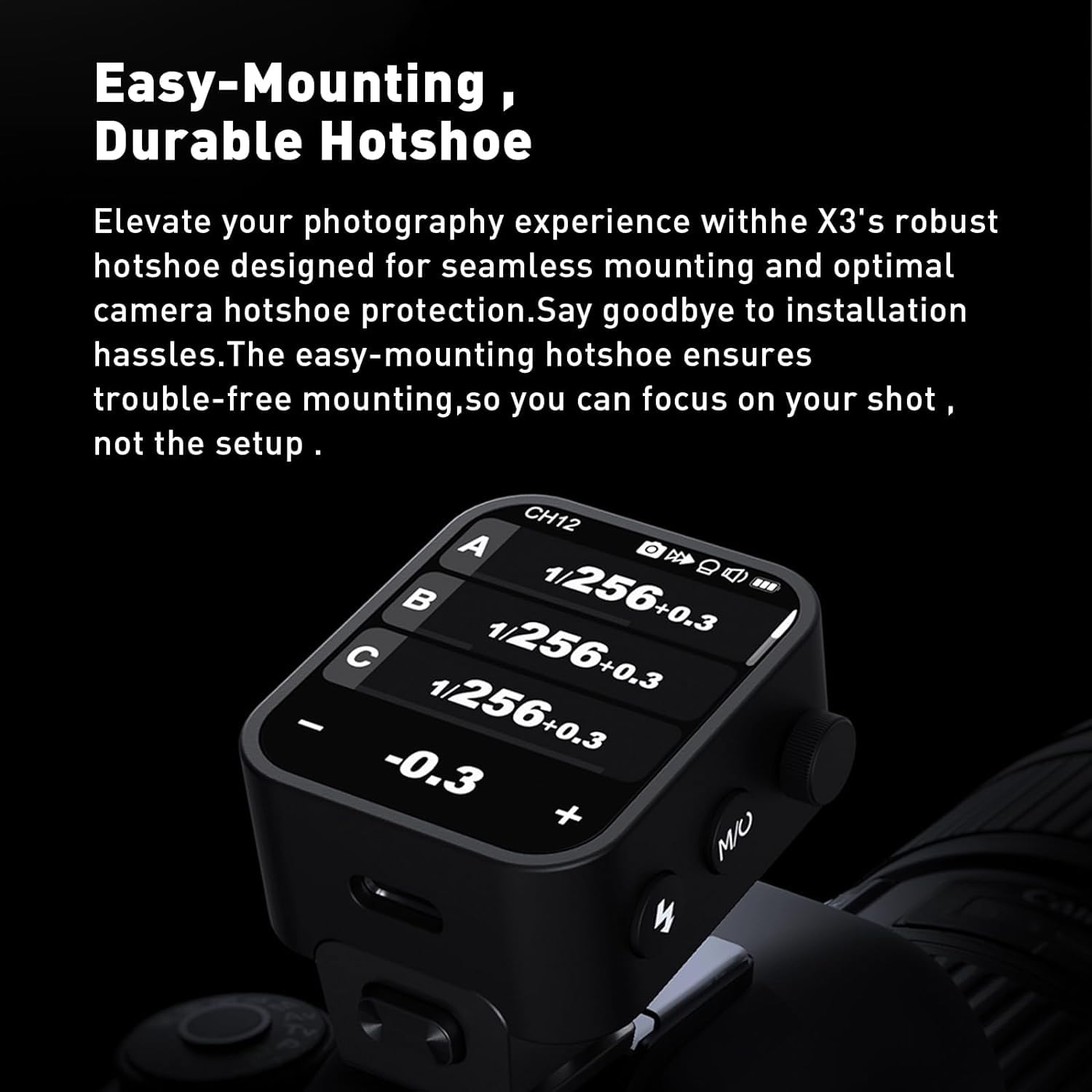 Foto 8 pulgar | Disparador De Flash Godox X3 X3c X3-c Para Canon Con Pantalla Táctil Oled - Venta Internacional.