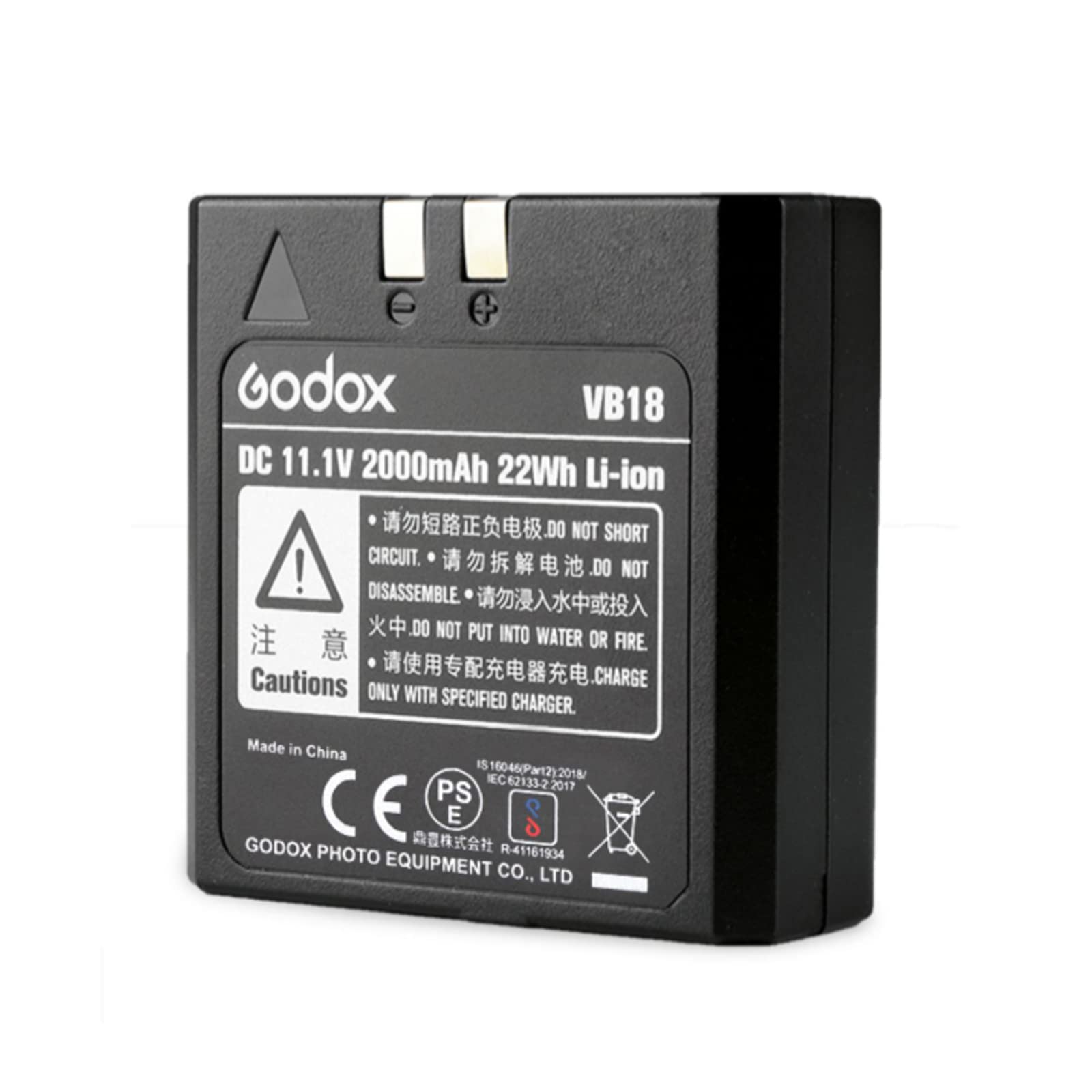 Batería Godox Vb18 11,1 V 2000 Mah Para V850 V860 Speedlight - Venta Internacional.