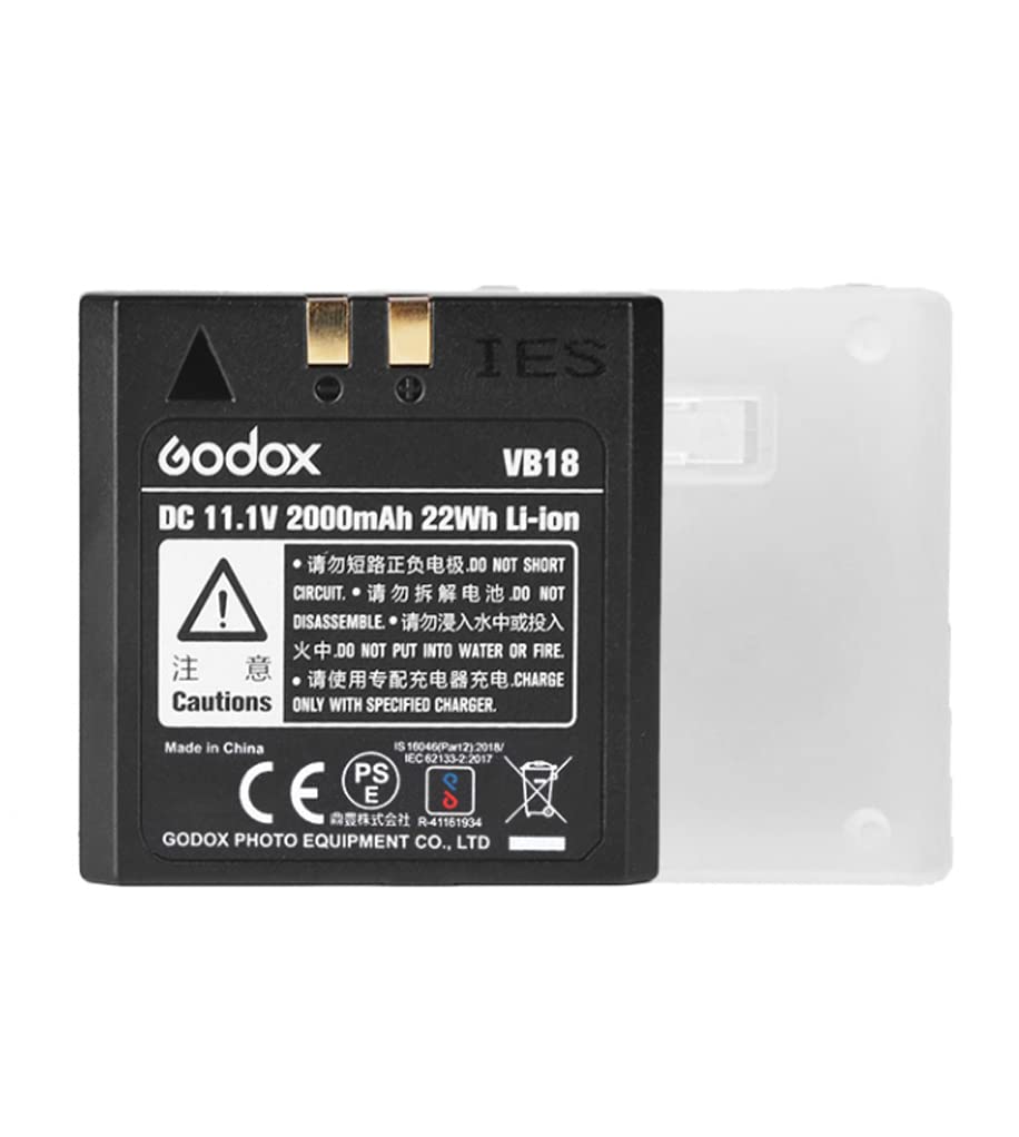 Foto 7 pulgar | Batería Godox Vb18 11,1 V 2000 Mah Para V850 V860 Speedlight - Venta Internacional.