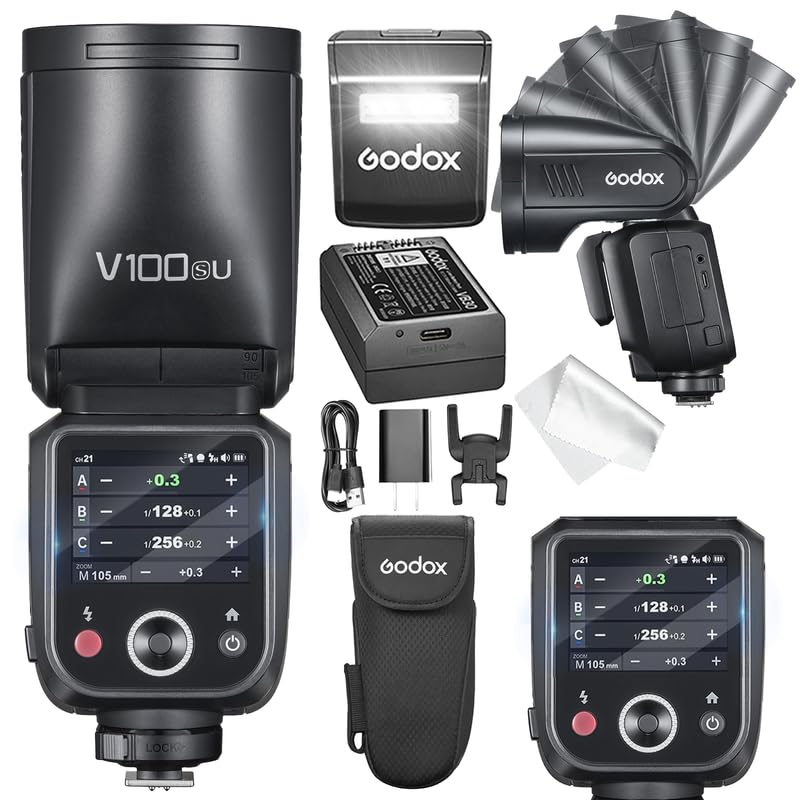 Cámara Flash Godox V100s Para Sony Con Obturador Global De 100 W Ttl - Venta Internacional.