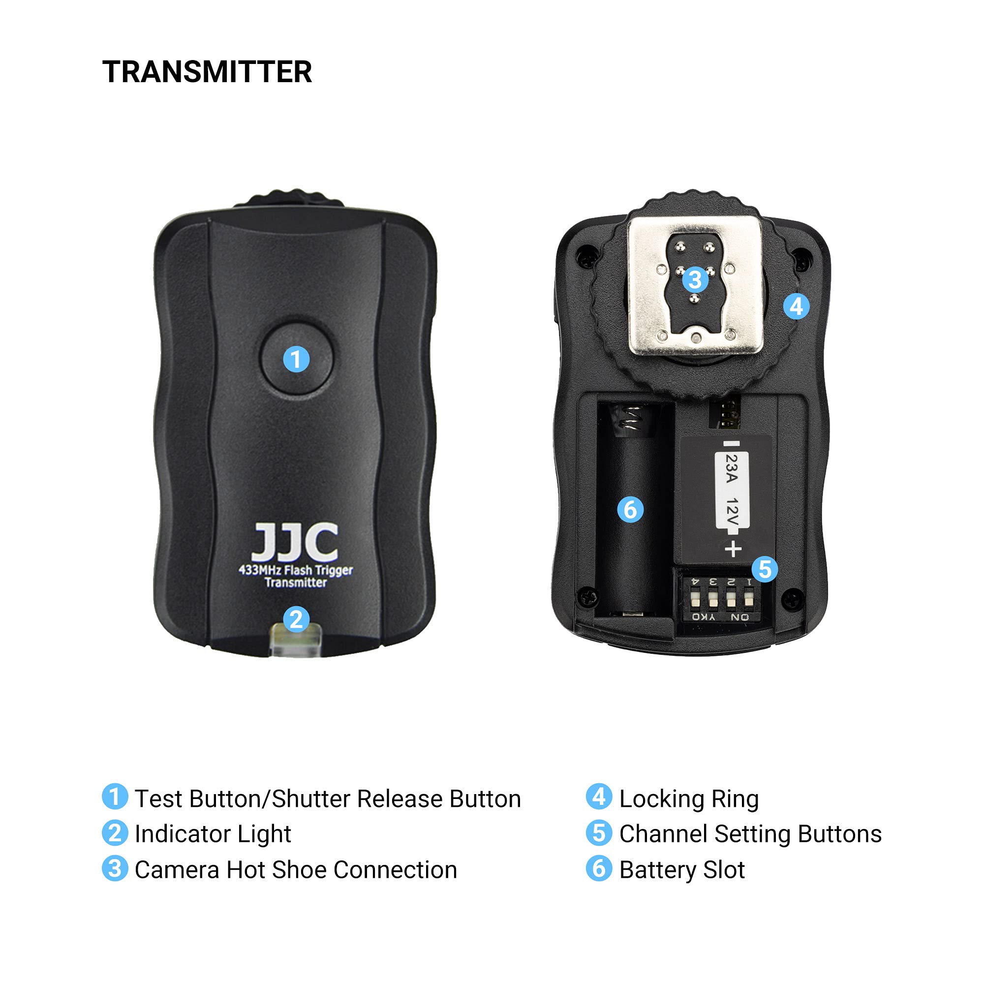 Foto 5 pulgar | Control Remoto Inalámbrico Con Disparador Y Obturador De Flash Jjc Para Canon - Venta Internacional.