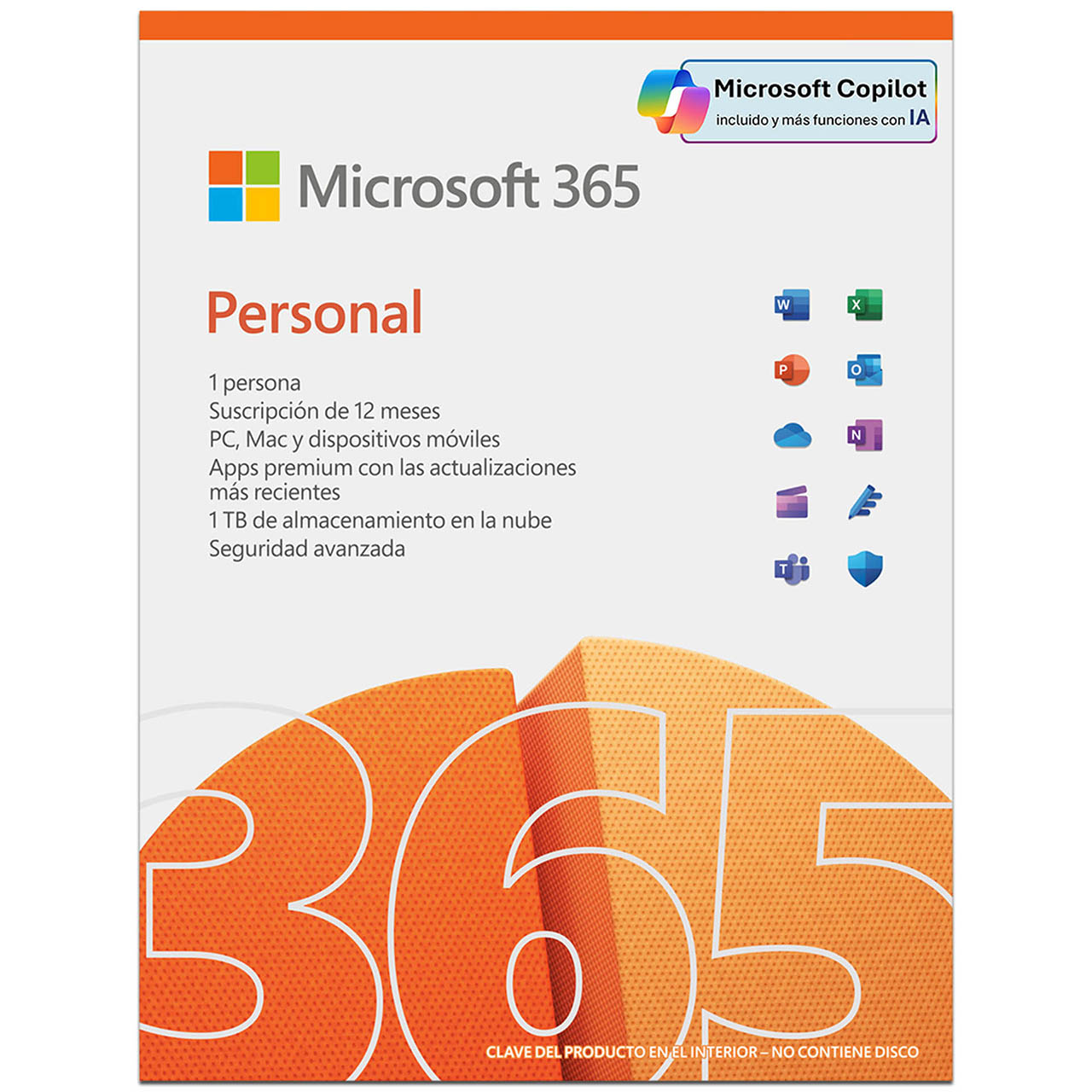 Foto 2 pulgar | Software Microsoft 365 Personal para 1 Usuario Español Latinoamérica