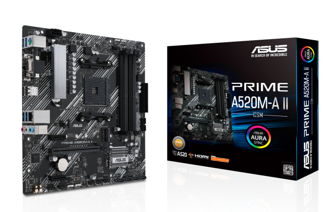 Foto 1 | Tarjeta Madre Micro Atx Amd A520 (ryzen Am4) Con Soporte M.2, Ethernet De 1 Gb, Hdmi / Dvi / D-sub, Sata 6 Gbps,