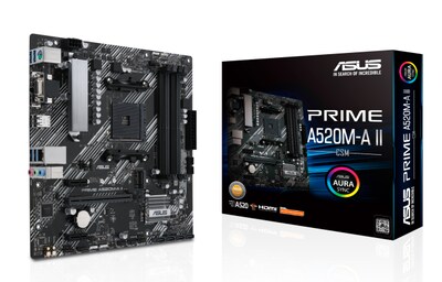 Foto 1 | Tarjeta Madre Micro Atx Amd A520 (ryzen Am4) Con Soporte M.2, Ethernet De 1 Gb, Hdmi / Dvi / D-sub, Sata 6 Gbps,