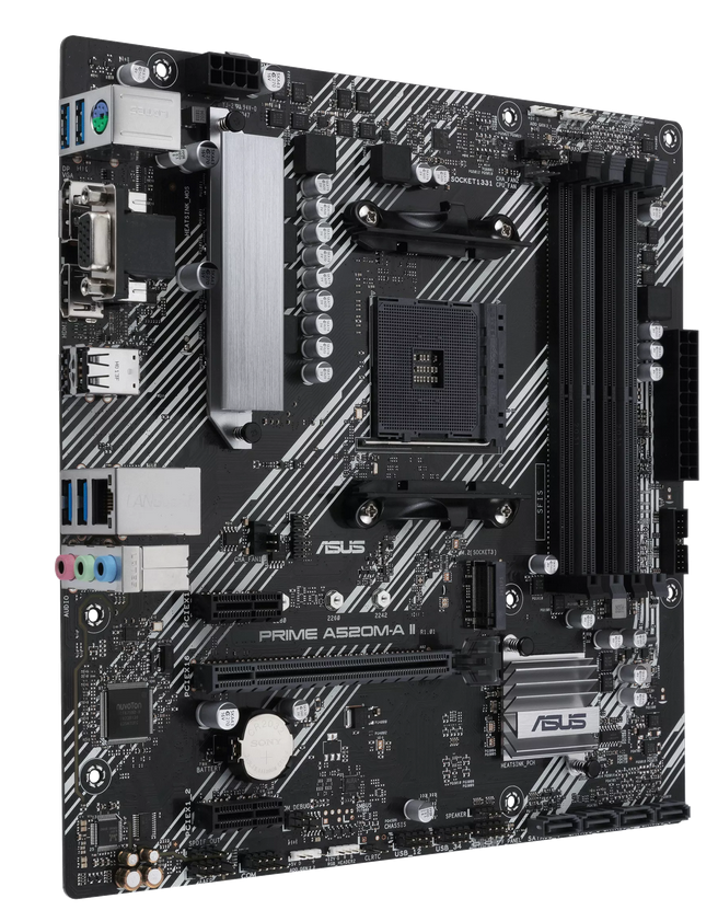 Foto 4 pulgar | Tarjeta Madre Micro Atx Amd A520 (ryzen Am4) Con Soporte M.2, Ethernet De 1 Gb, Hdmi / Dvi / D-sub, Sata 6 Gbps,