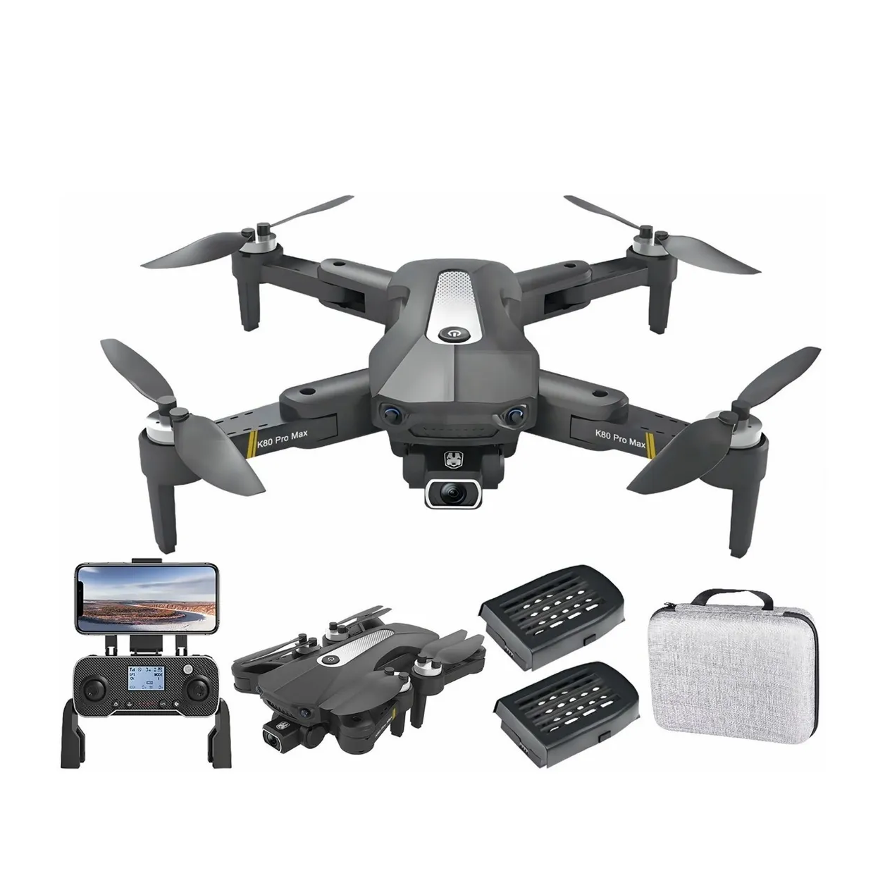 Foto 2 | Drone Con Cámara Profesional 8k A Control Remoto Eo Safe Imports Esi-572 Negro