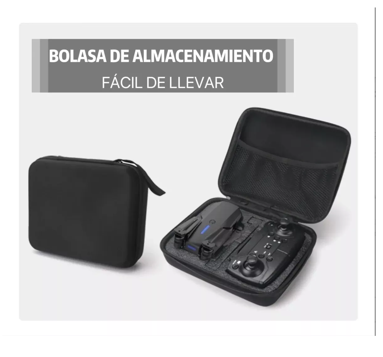 Foto 4 pulgar | Dron con Cámara 4k Eo Safe Imports Esi-3707 color Negro