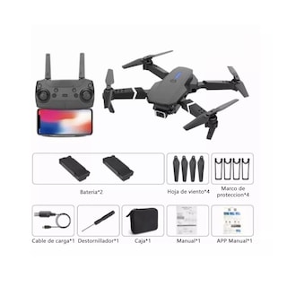 Foto 2 | Drone con Par Cámara 4k Eo Safe Imports Esi-3711 color Negro