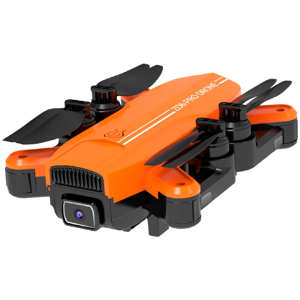 Foto 2 pulgar | Drone Vak VD-95 color Naranja Doble Cámara GPS 4K Video Control 500 m