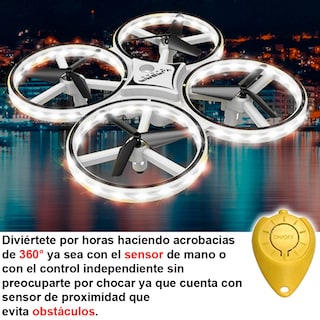 Foto 2 | Drone Vak 1841 Control Por Mano Elude Obstáculos Acrobacias