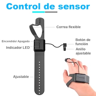 Foto 3 | Drone Vak 1841 Control Por Mano Elude Obstáculos Acrobacias