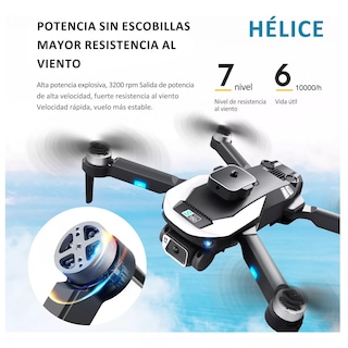 Foto 2 | Dron con Par Cámara 4k 3 Batería Control Remoto Eo Safe Imports Esi-12921