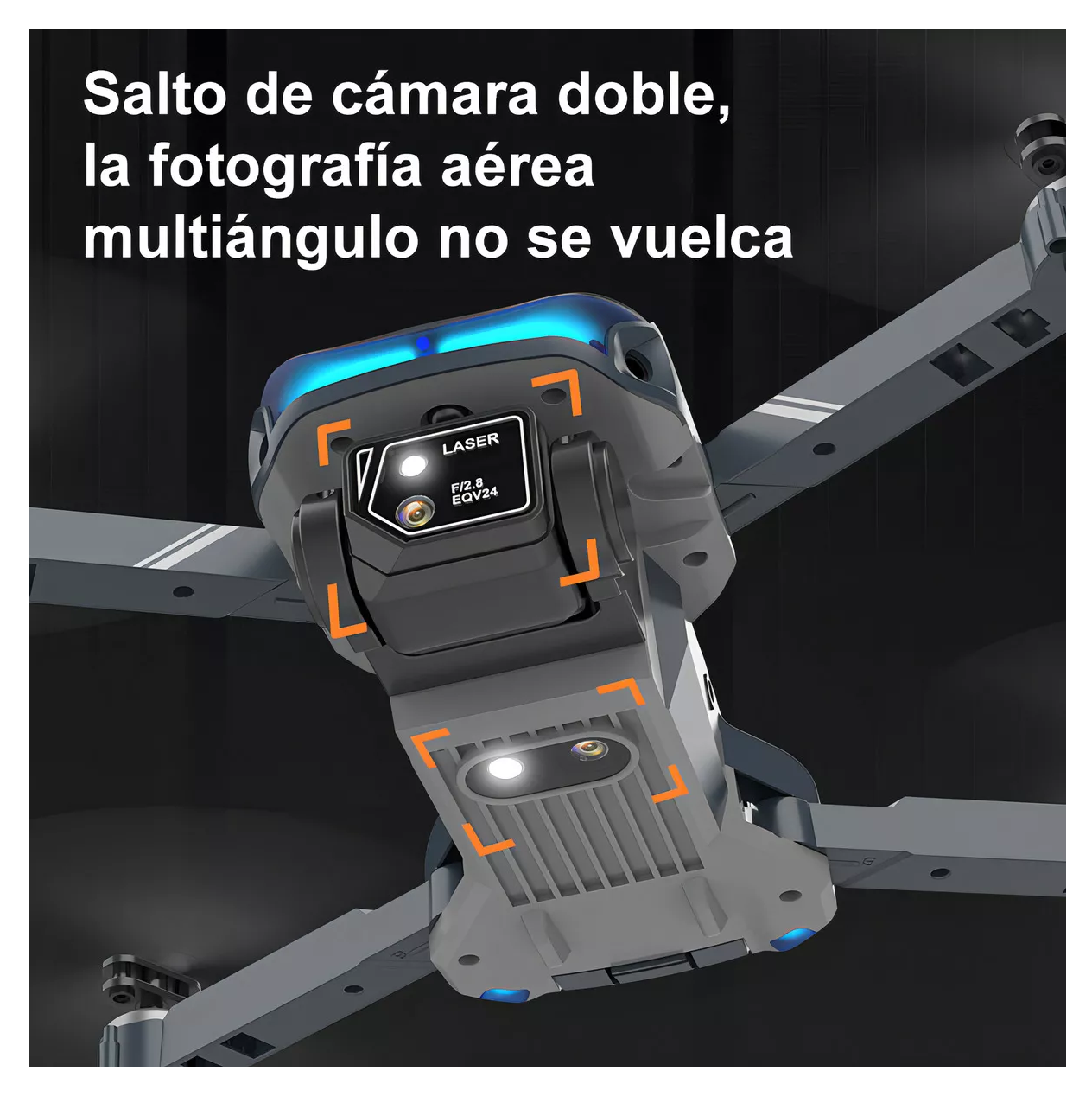 Foto 3 | Mini Drone Axnen 4k Xt9 3 Battery Con Dual Cámara Hd 2.4ghz 3 Baterías Gris Oscuro