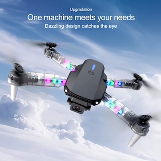Foto 3 | Dron Rc Profesional 4k E88d 2024 Con Luz Colorida Y Cámara Hd Gran Angular De 1080p.