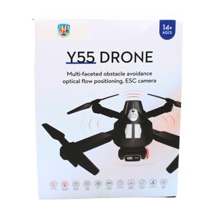 Foto 4 | Mini Drone Negro Plegable Y55 Recargable Con Luces Y Cámara Hd