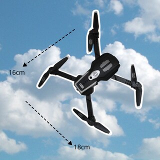 Foto 5 | Mini Drone Negro Plegable Y55 Recargable Con Luces Y Cámara Hd