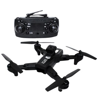 Foto 1 | Mini Drone Negro Plegable Y107 Quadcopter Recargable Con Luces Y Doble Cámara Hd