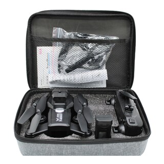Foto 3 | Mini Drone Negro Plegable Y107 Quadcopter Recargable Con Luces Y Doble Cámara Hd